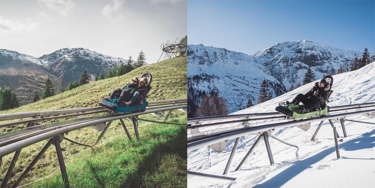 Discover Kanton Graubünden Pradaschier toboggan run
